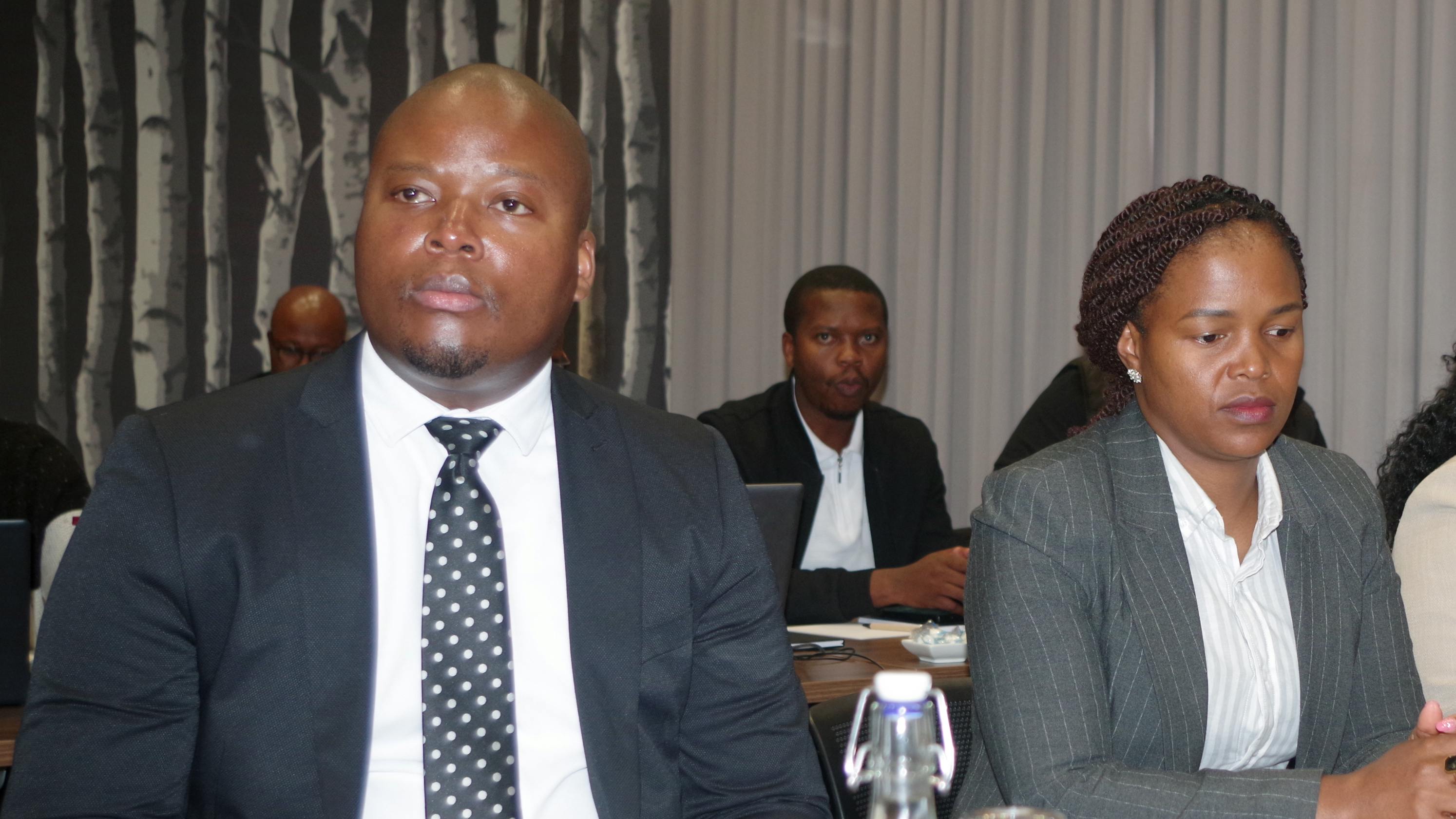 A section of the officials and stakeholders participating in the project. 